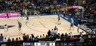 有点蒙？！勇士对阵多主力缺阵的鹈鹕 上来就被对手轰出7-0！